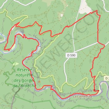 Cirque de Gaud du GPS track, route, trail