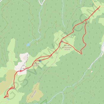 Rando vallée des Mont d'Olmes GPS track, route, trail