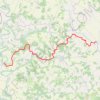 TCH3 40Km Alloue Verteuil-sur-Charente GPS track, route, trail