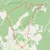 Les Grottes de Bérigoule par le col de Murs,en boucle (84) Murs GPS track, route, trail