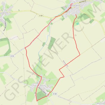 Wanquetin - Gouy GPS track, route, trail