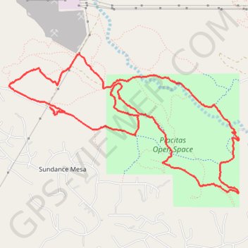 Placitas Open Space Loop GPS track, route, trail