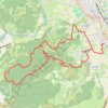 Bois de haut Agnos Cesar Chicorp 22km 600m GPS track, route, trail