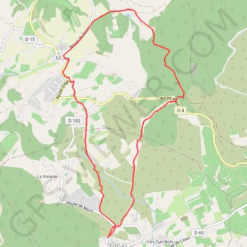 La combe de Vaumale GPS track, route, trail
