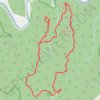 Double Arch Loop via Auxier Ridge, Haystack Rock and Courthouse Rock GPS track, route, trail