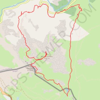 Pic d'Estrémère par le port de Peyrelue GPS track, route, trail