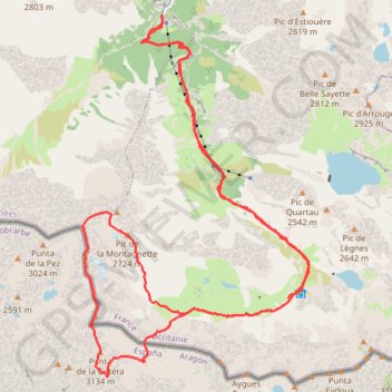 Pic Schrader ou Grand Batchimale GPS track, route, trail