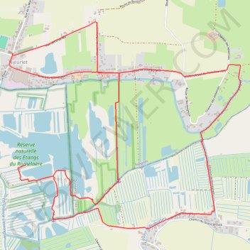 Circuit de Booneghem - Nieurlet GPS track, route, trail