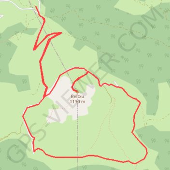 Le Belchou GPS track, route, trail