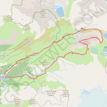 Aiguille de la Vanoise GPS track, route, trail