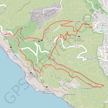 La Ciotat - sémaphore GPS track, route, trail