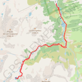 Le refuge du Larribet GPS track, route, trail