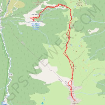 Pic de Soubirou GPS track, route, trail