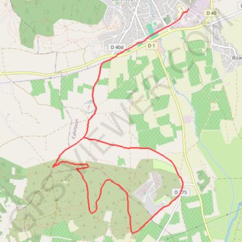 Pays de Sommières - Le Bois de Calvisson GPS track, route, trail