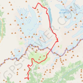 Tour des combins J2 GPS track, route, trail