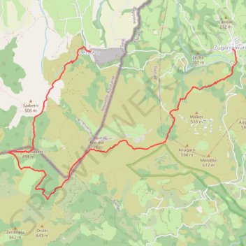 Tour de l'Atxuria GPS track, route, trail