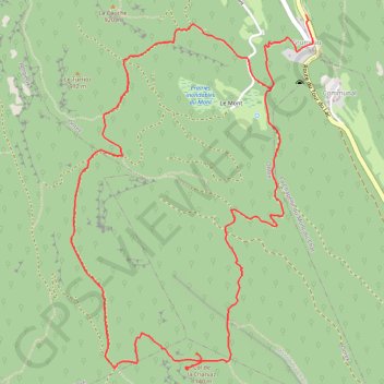 La Charvaz depuis Grumeau (Ontex) GPS track, route, trail