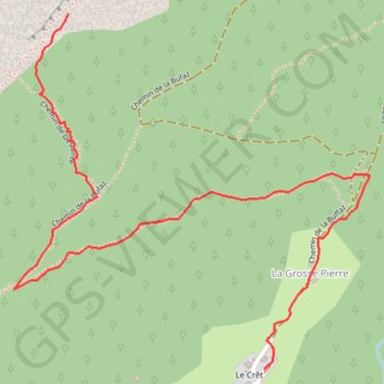 Pointe Centrale du Sapey GPS track, route, trail