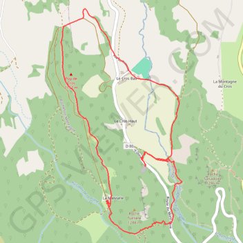 La Roche Tuilière GPS track, route, trail