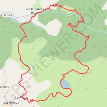 Les Payas Barberoux Soubeyrane GPS track, route, trail