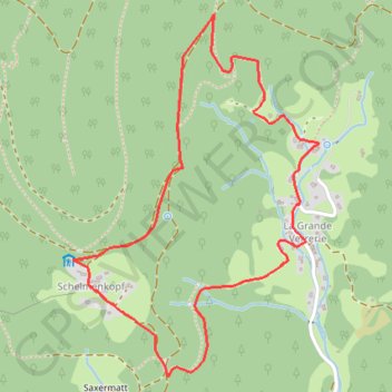 Schelmenkopf - La Grande Verrerie - Schelmenkopf GPS track, route, trail