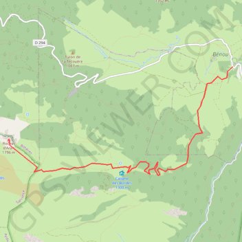 Chapelle Houndas-Rocher d'Aran GPS track, route, trail