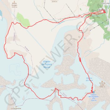 Pigne d'Arolla GPS track, route, trail