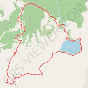 Lac de Lioson GPS track, route, trail
