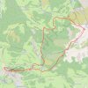 Boucle Les Saisies-chalet de douce-Lac du Gui-les Saisies GPS track, route, trail