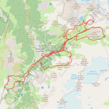 Randos - Pralognan la vanoise GPS track, route, trail