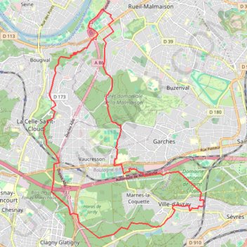 Fausses Reposes GPS track, route, trail