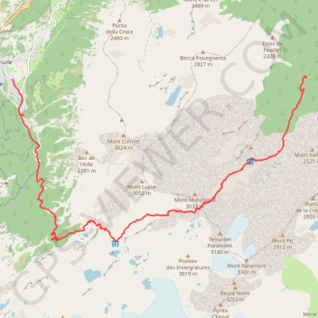 La thuile - Promoud GPS track, route, trail