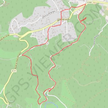 Saint Jaume à Vinaubiere GPS track, route, trail