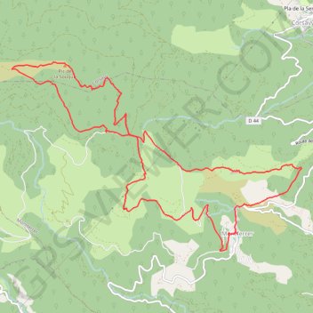Montferrer - Pic de la Souque - Château de Mollet GPS track, route, trail