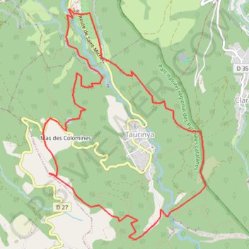 Saint Michel de Cuxa GPS track, route, trail
