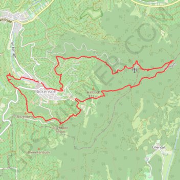 Bickensohl GPS track, route, trail
