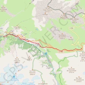 UDJ8x GPS track, route, trail