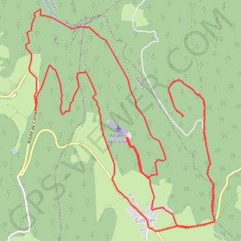 Tour Corlier GPS track, route, trail