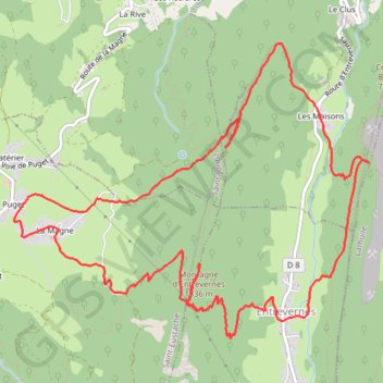 Bauges - Montagne Entrevernes - Grand tour GPS track, route, trail