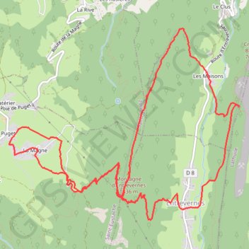 Bauges - Montagne Entrevernes - Super Grand Tour GPS track, route, trail