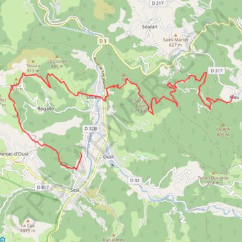 Oust-Aleu GPS track, route, trail