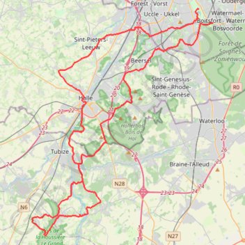 Cardinal Mercier A 4/2 GPS track, route, trail