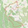 Entre Joucas et Murs GPS track, route, trail