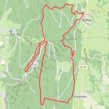 Randonnée du 10/10/2023 à 23:23 GPS track, route, trail