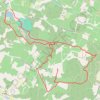 Les ocres de Mormoiron et ravin des Sitos GPS track, route, trail