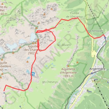Brèche Martin / Encrenaz GPS track, route, trail