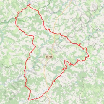 Les Gorges de l'Auvézère - Tourtoirac GPS track, route, trail