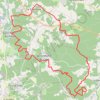 Le Fouilloux (Montguyon) 42 kms GPS track, route, trail