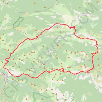 Boucle cyclo Espezel GPS track, route, trail