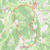Boucle entre Saint-Bonnet le Château et Saint-Hilaire GPS track, route, trail